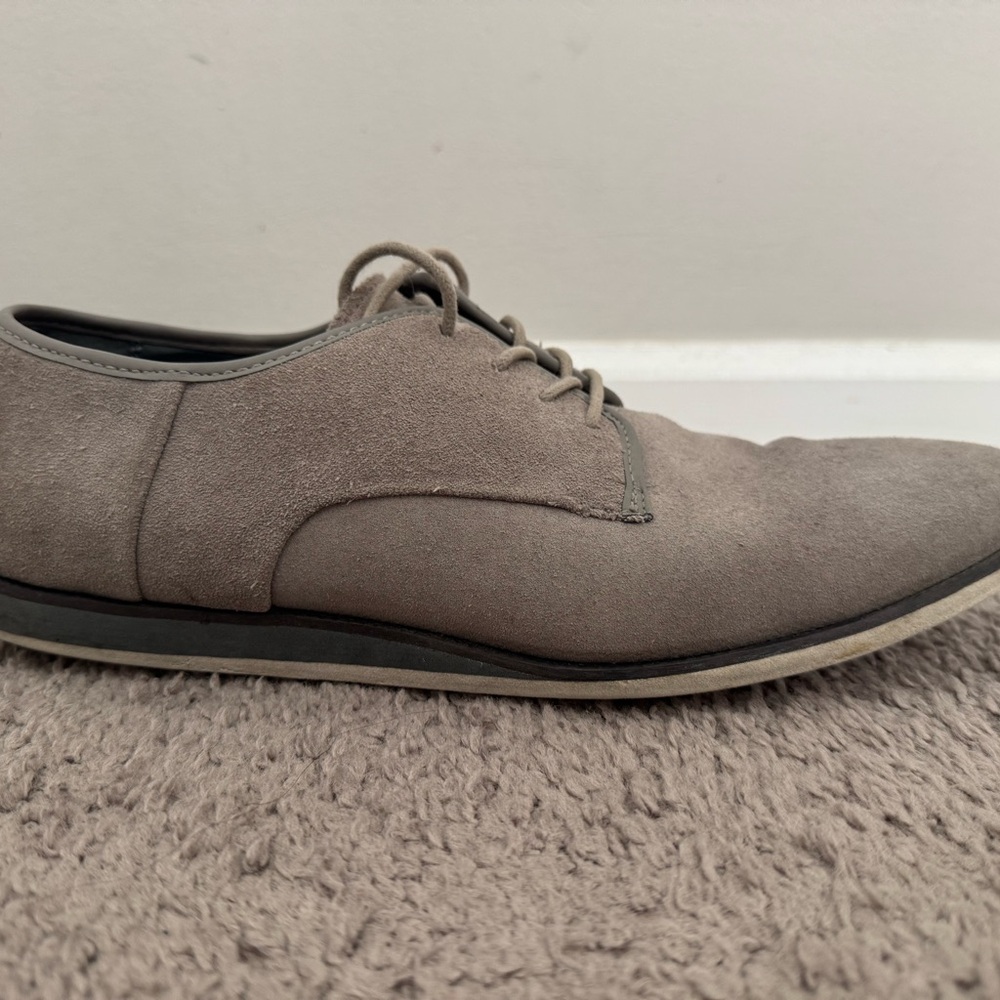 Calvin Klein Kadon Tie Beige Dress Shoes Men’s 9.5
